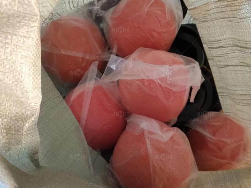 Bolas de limpieza para bombas de hormigón
