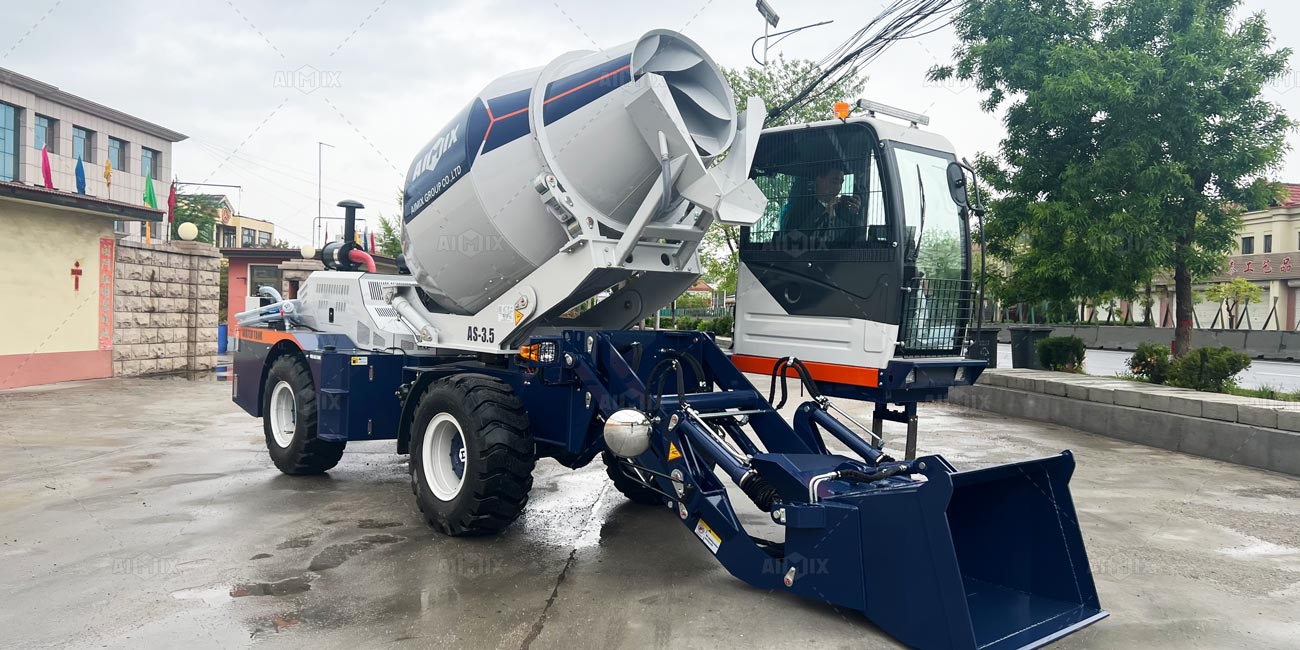 AS-3.5 self loading concrete mixer keep well