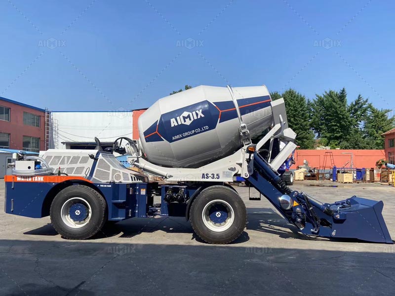 AS-3.5 self loading concrete mixer maintenance