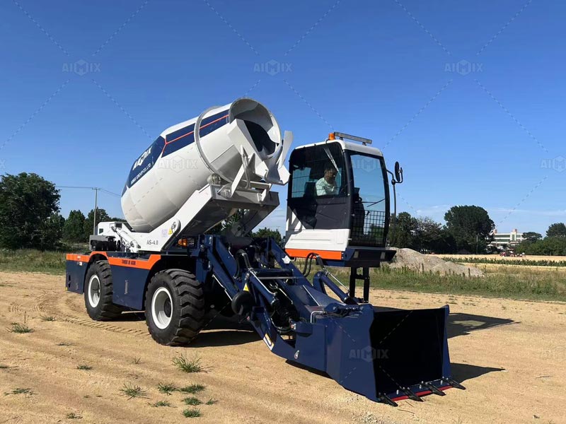 AS-4.0 Self Loading Concrete Mixer in good condition