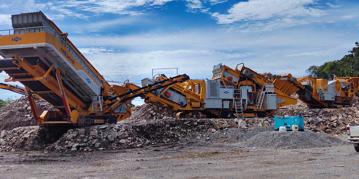 Cone Crushing Plant Crawler Type in Malaysia for Aggregate Production