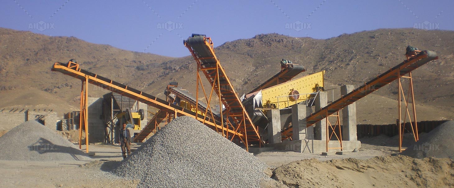 stationary cone crushing plant for aggregate production in Tanzania