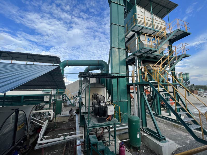 80 ton asphalt mixing plant Indonesia