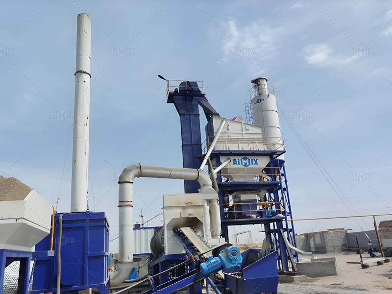 ALQ-60 asphalt batch mixing plant