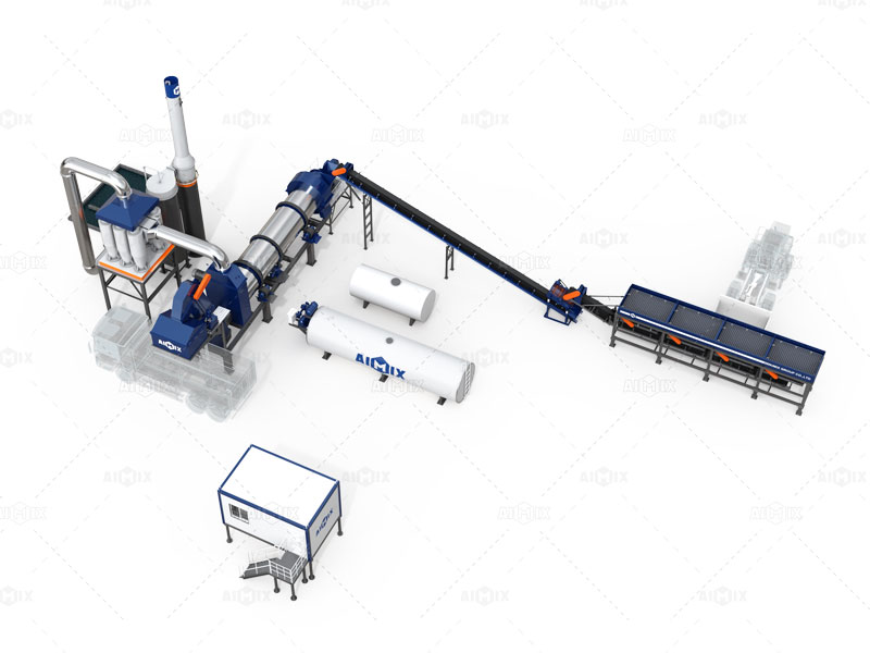 ALT drum mix asphalt plant in Nigeria