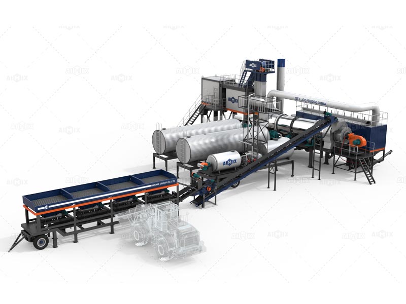 mobile drum mix asphalt plant in Nigeria