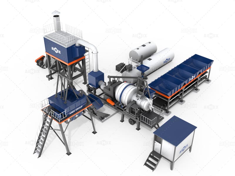 simple portable asphalt batch plant in Nigeria