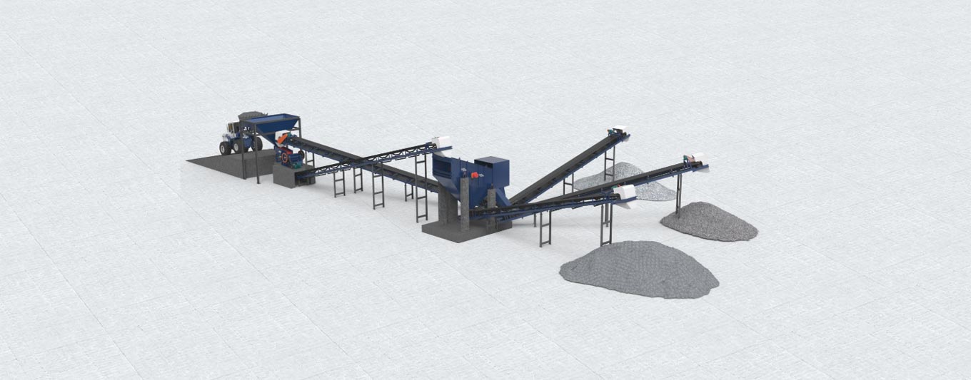 100-200 tph stone crusher machine Indonesia for construction waste recycling