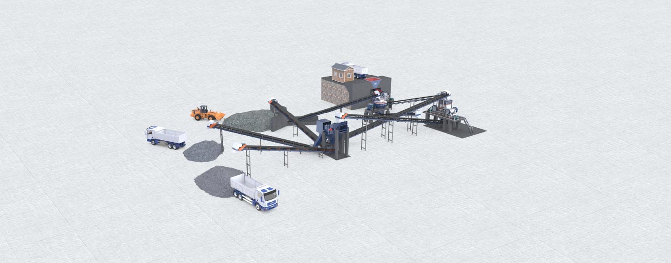 200-300tph crusher plant for large project