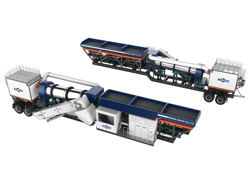 ALYZ mobile integrated asphalt plant continuous in Sri Lanka