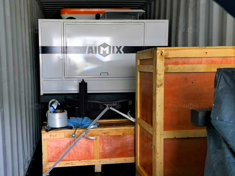 Concrete Mixer Pump in Container