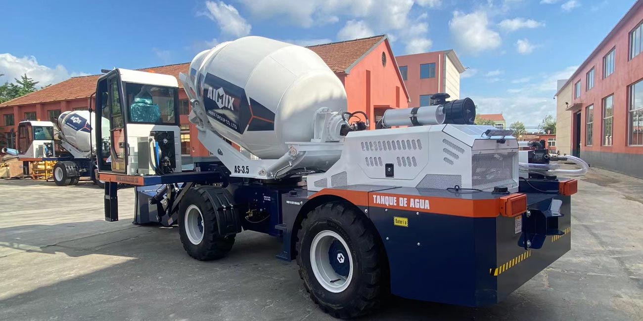 mobile concrete mixer for sale