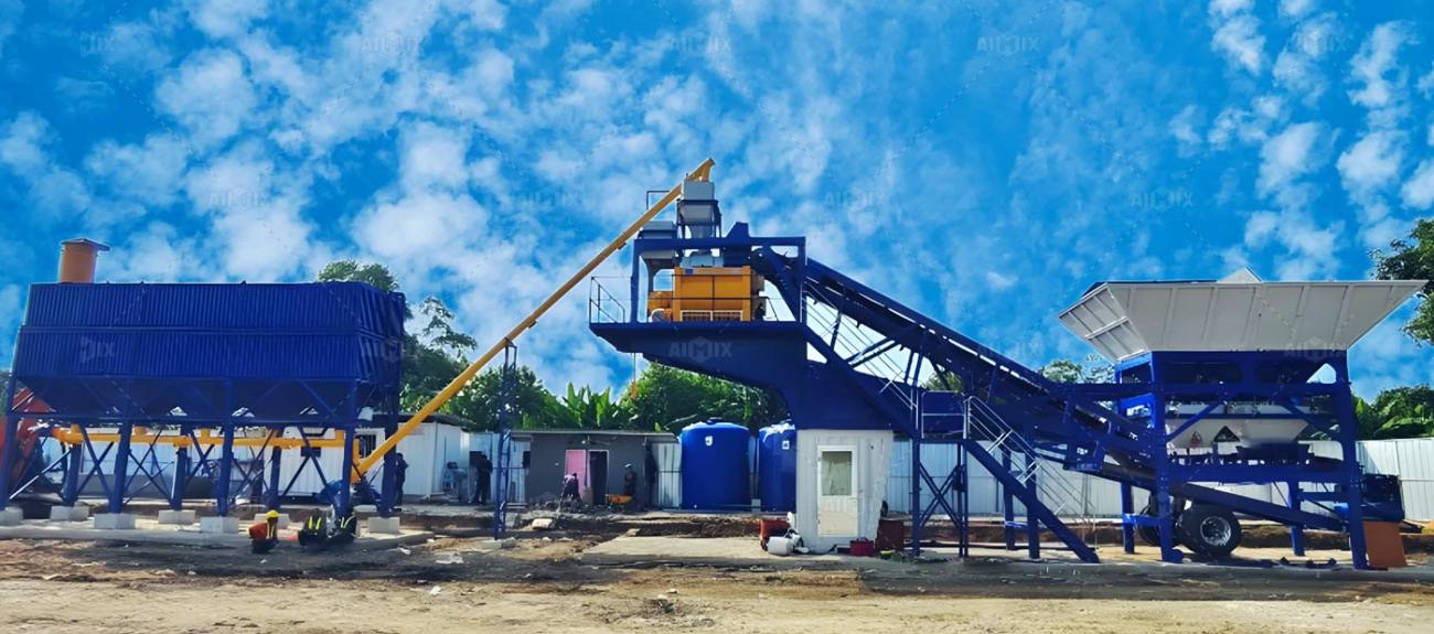 saving cost with mobile ready mix plant
