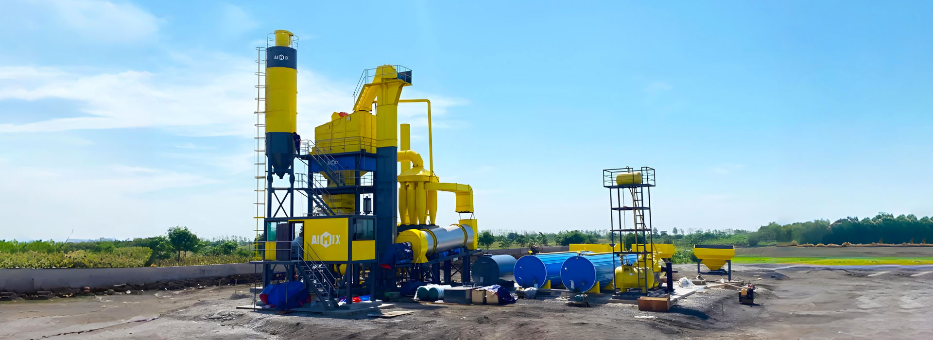 stationary asphalt batch mix plant for sale in UAE
