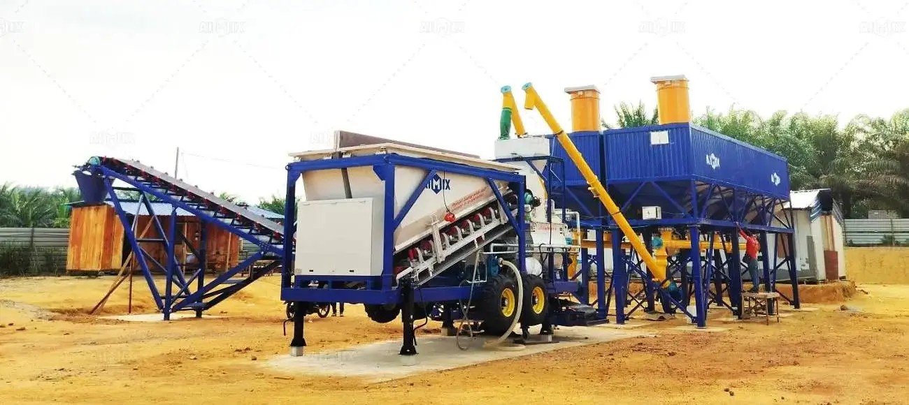 AJSY-35 batch concrete plant for sale