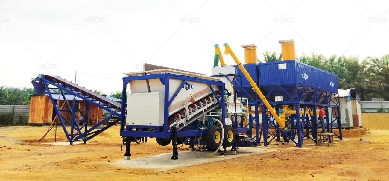 Aimix mini concrete batch plant