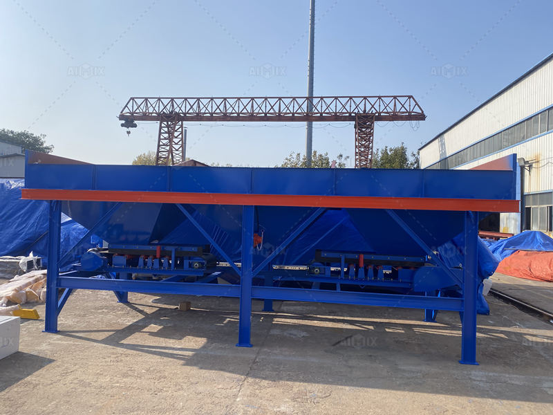 Concrete Batching Machine in Aimix Factory