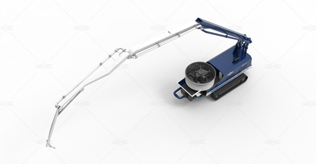 15m Crawler Mounted Concret Pump for Sale Philippines