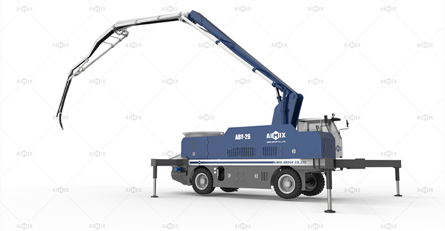 26m Wheel Mounted Boom portable concrete pump philippines