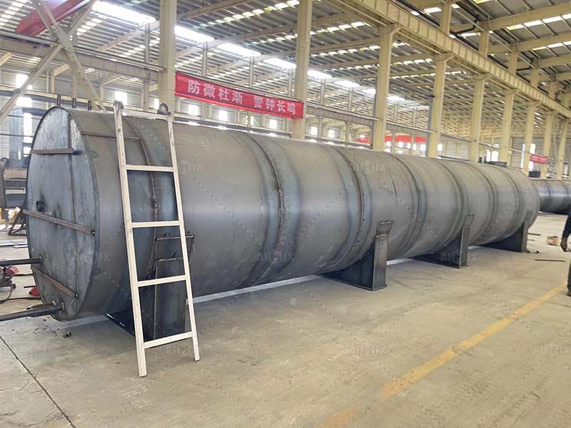 80tph AIMIX asphalt batch plant manufacturing in factory