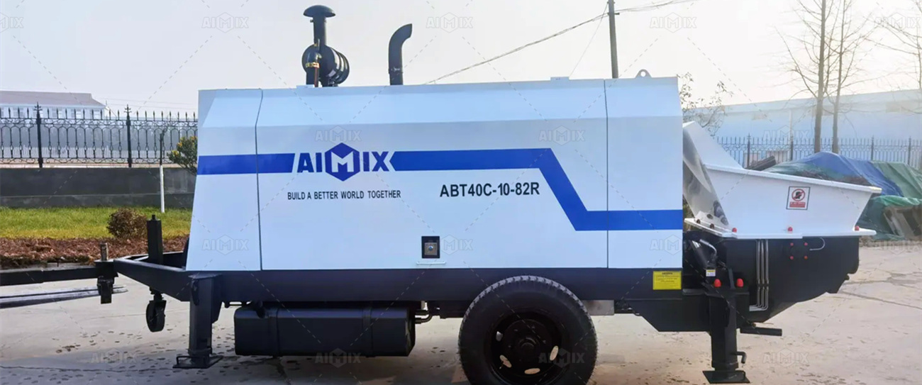 ABT40C diesel powered stationary concrete pump Malaysia