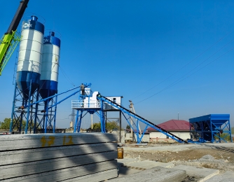 AJ60 concrete mixing plant for house building