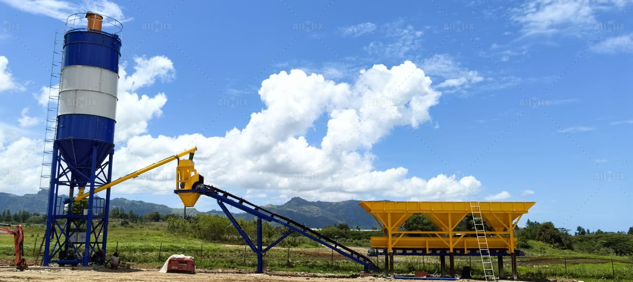 AJG35 dry mix plant for Fiji
