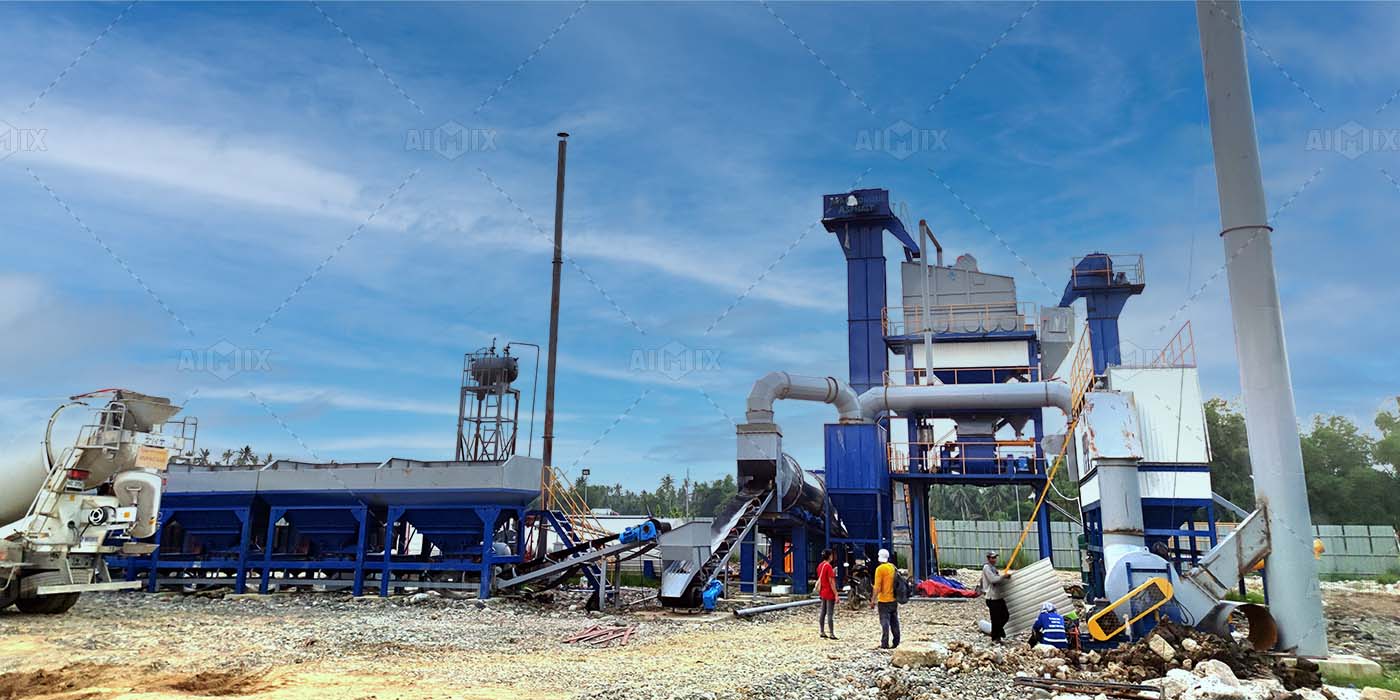 ALQ-80 asphalt batch mixing plant for sale in the Philippines