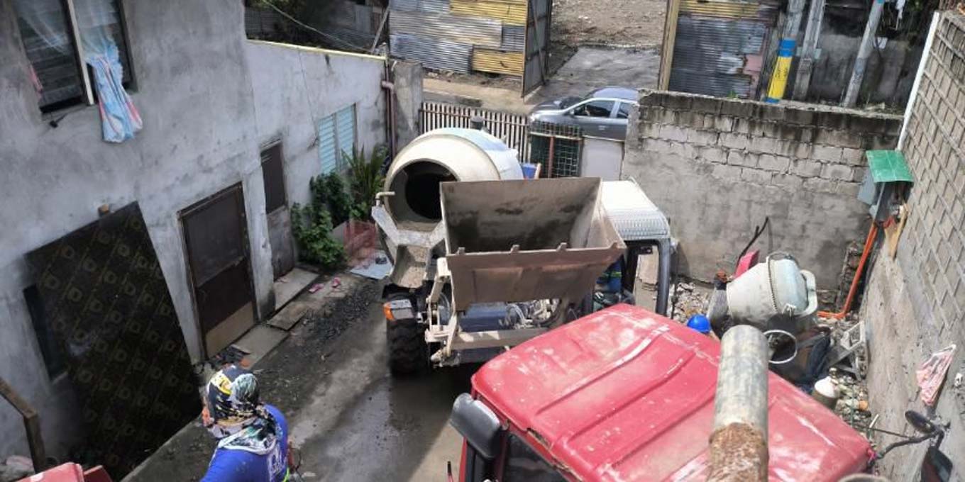 AS-2.6 Small Concrete Mixer Working in Davao