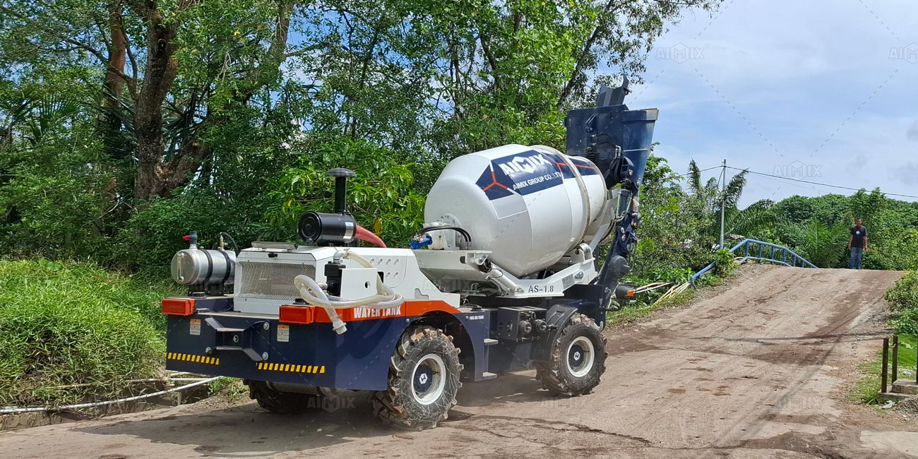 AS-3.5 concrete mixer Tanzania for Rural Area Construction