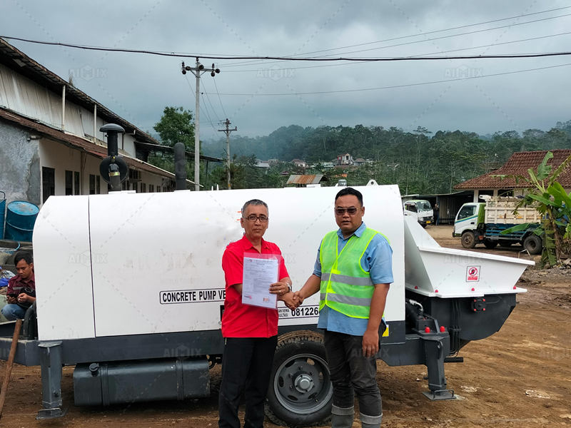 Concrete Pump Broker and Customer in Indonesia