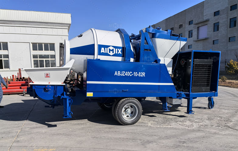 Drum Mixer Mobile Concrete Mixer Pump