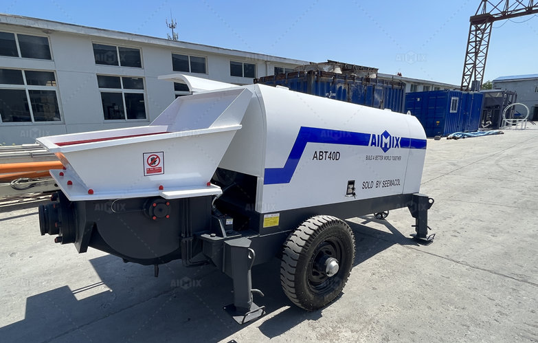 Electric Trailer Type Stationary Concrete Pump