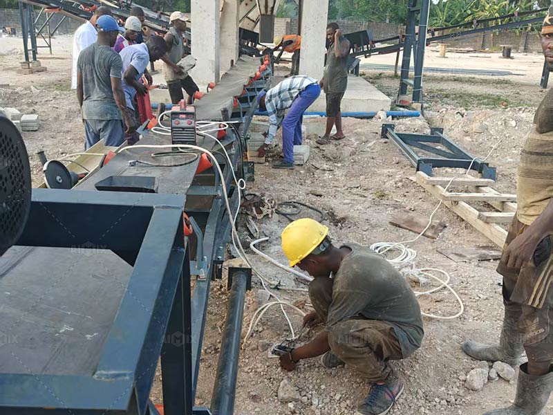 Installation of Limestone Crusher In Tanzania