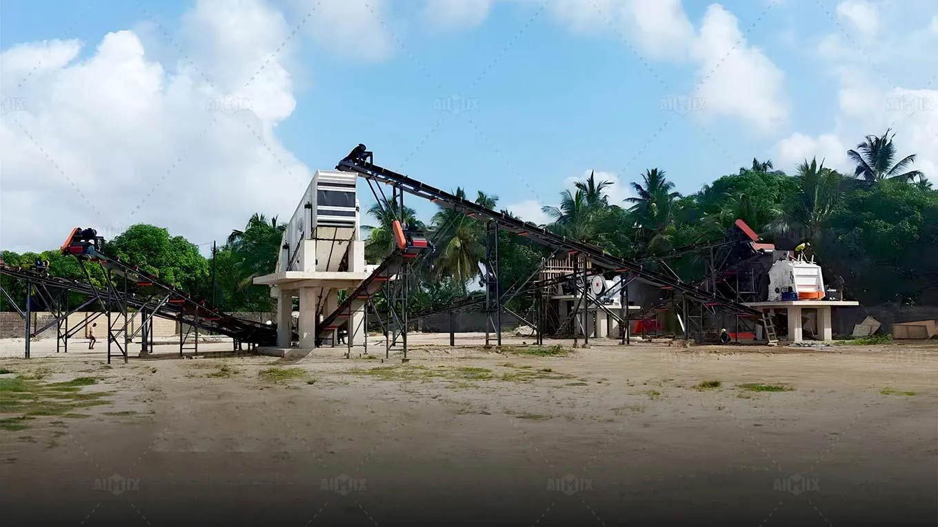 Limestone Crusher Machine Operation On-site