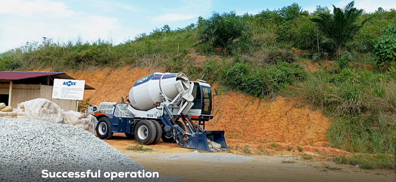concrete mixer run successfully in Tanzania