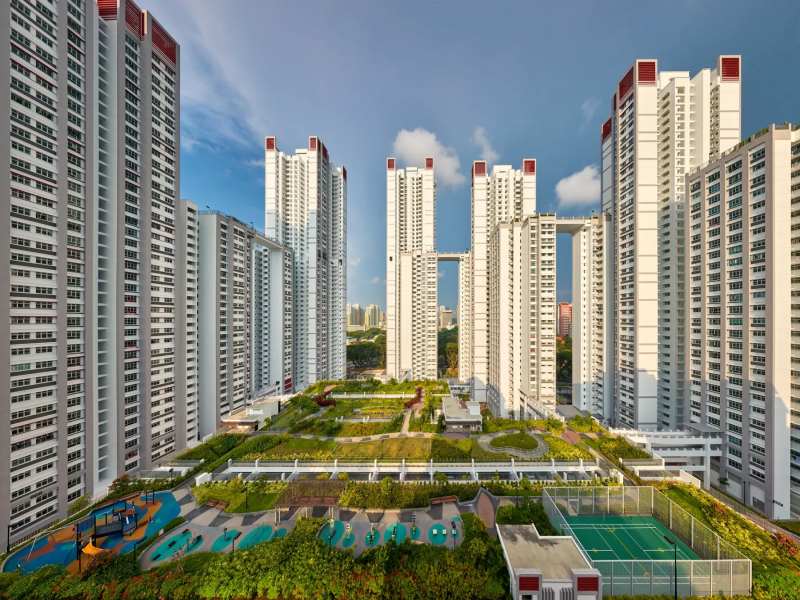 housing construction project in Singapore