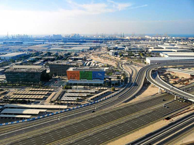 project of Jebel Ali Free Zone in UAE