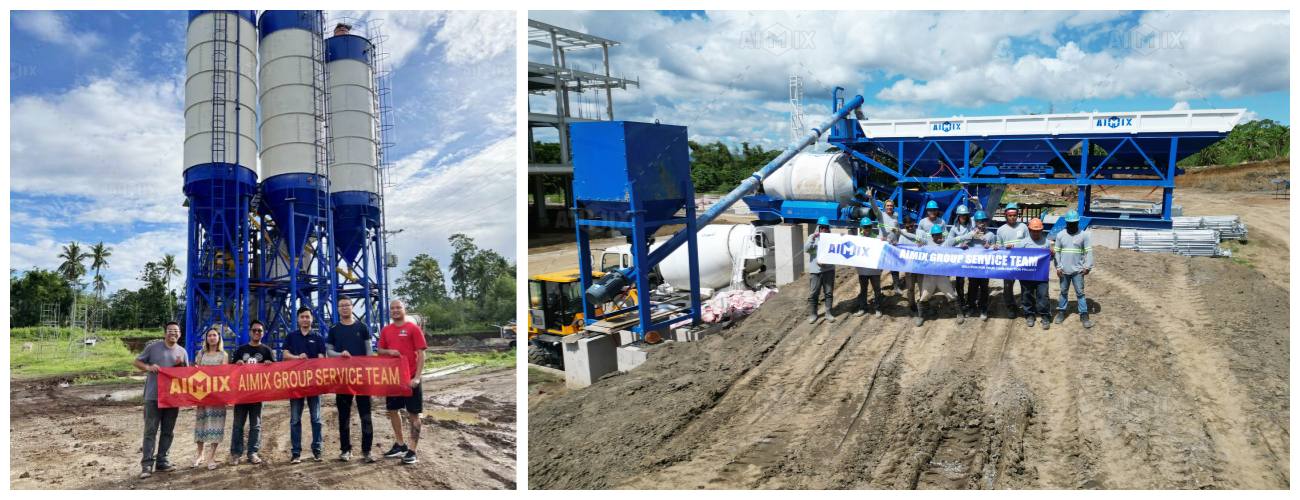 testing and commissioning after batching plant setup