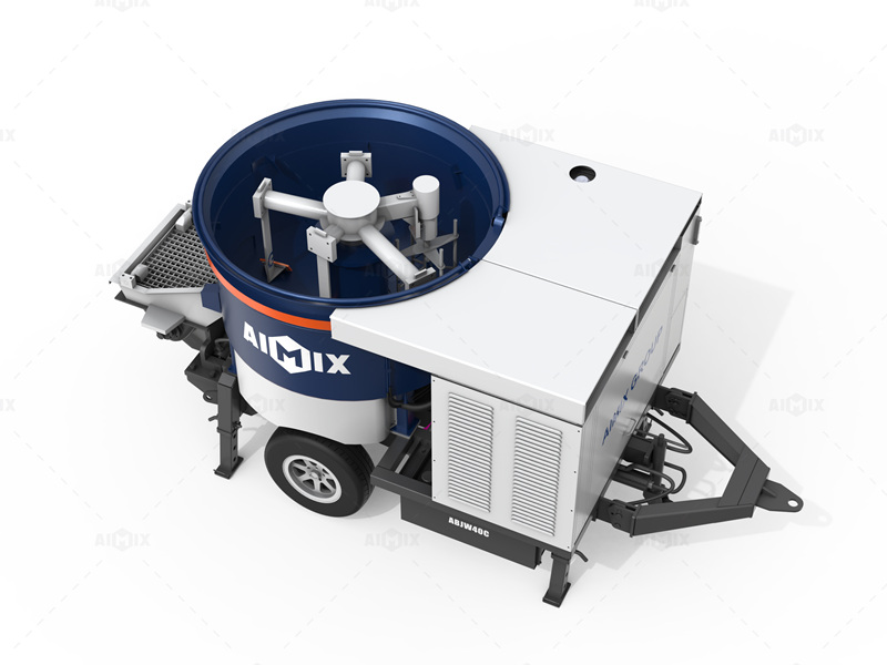 ABJW40C pan mixer concrete pump for sale UAE