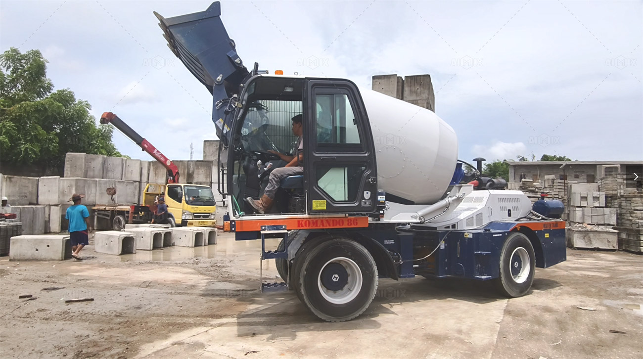 AS-2.6 mini concrete mixer in Kenya