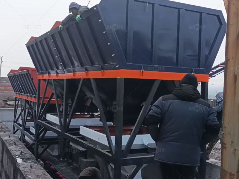batching machine installation