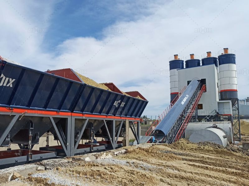 belt-type stationary concrete plant for sale UK