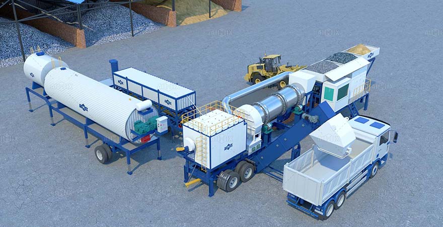 new continuous asphalt batch plant ALYZ Series