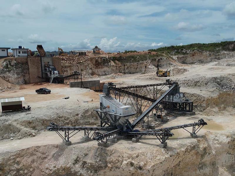 200 TPH Limestone Crusher Plant Superchargers Indonesian Customers in the Paper Industry