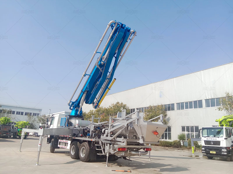 33m Ready Mix Truck Testing Boom