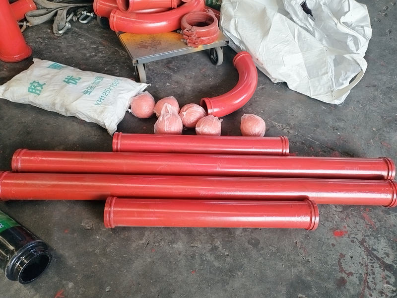 Accessories of concrete mixer pump in factory