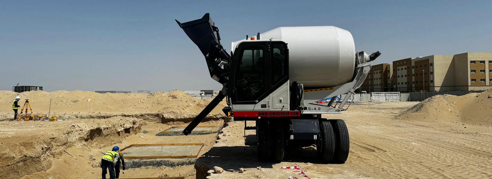 Aimix mobile concrete mixers for sale