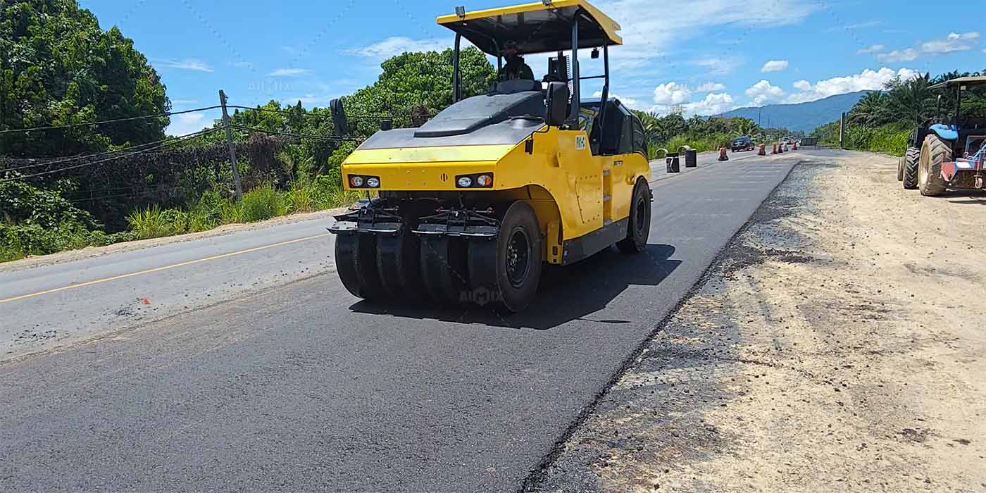 the finished asphalt aggregates applied for road paving in Malaysia