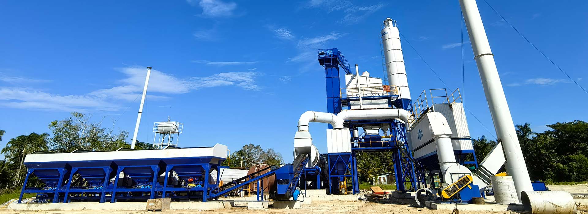 120tph hot mix asphalt equipment for road building in Jamaica